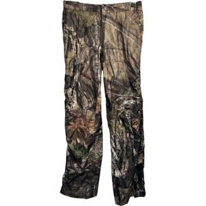 Rustic Ridge Waterproof Hunting  Rain Pants Womens S Zip Off Camo Hiking Outdoor